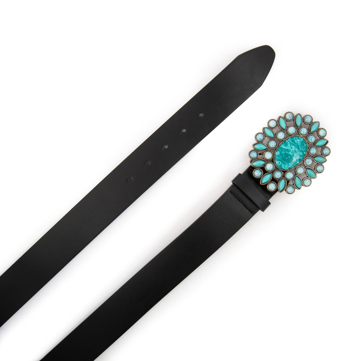 AMPHORA - Cinturon amaia negro