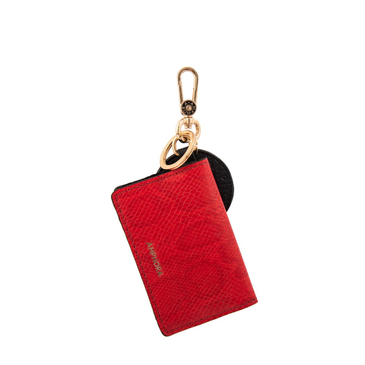 AMPHORA - Hanging tarjetero con espejo lex rojo