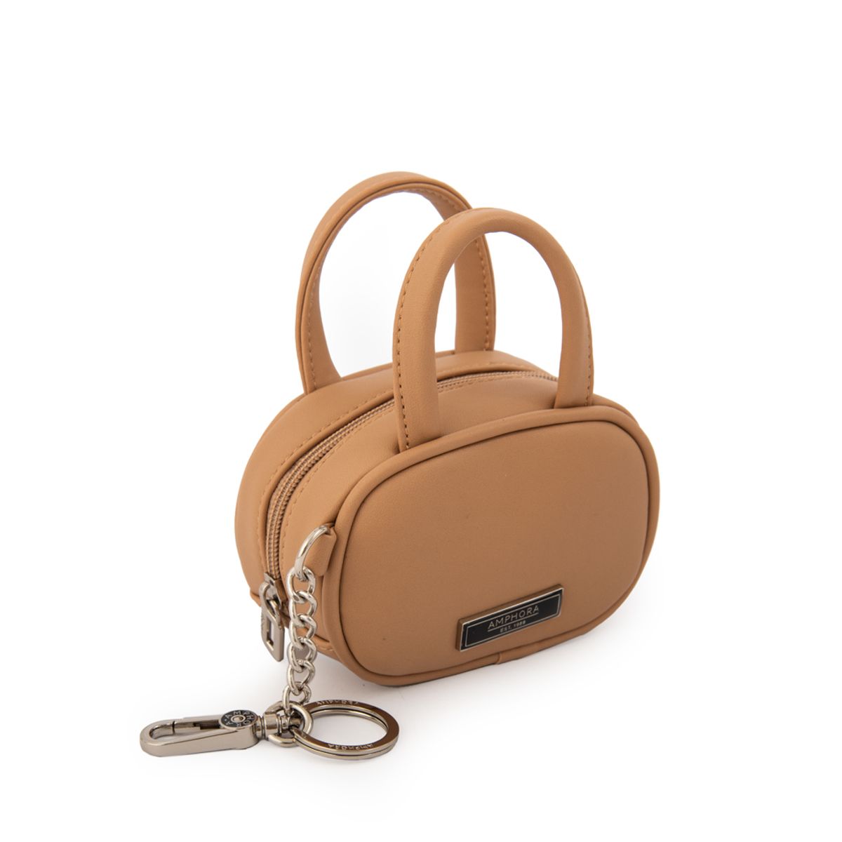 AMPHORA - Hanging monedero alika beige