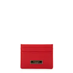 AMPHORA - Tarjetero reiza pequeña rojo