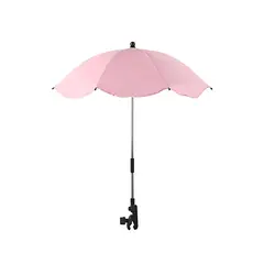 GENERICO - Sombrilla para cochecito de bebé portatil UV ROSA