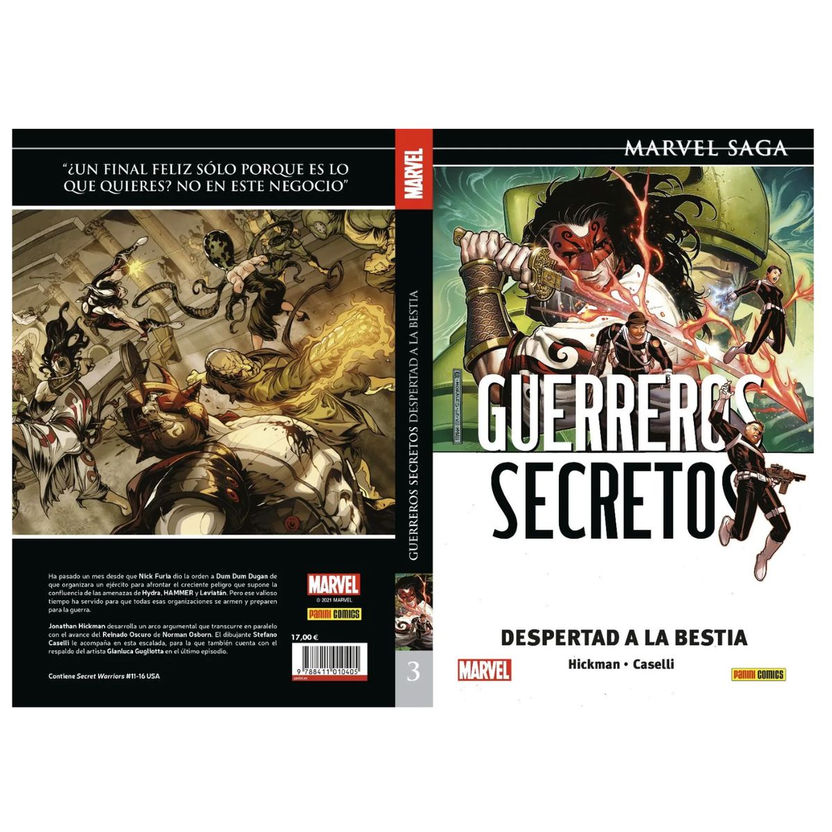PANINI CHILE - Marvel Saga - Guerreros Secretos N°3