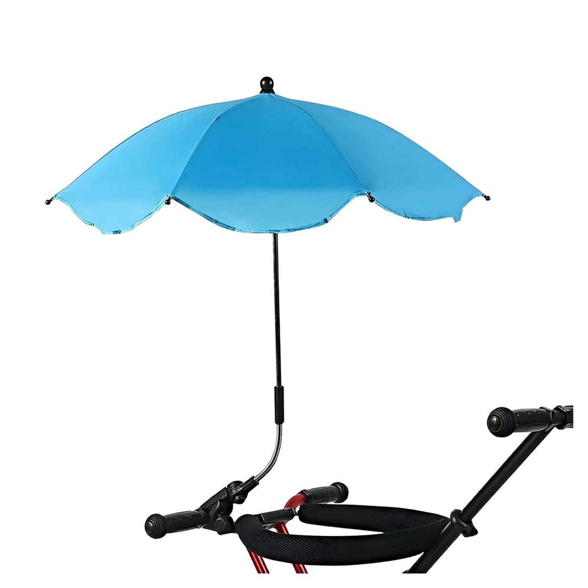 GENERICO - Sombrilla para cochecito de bebé portatil UV AZUL