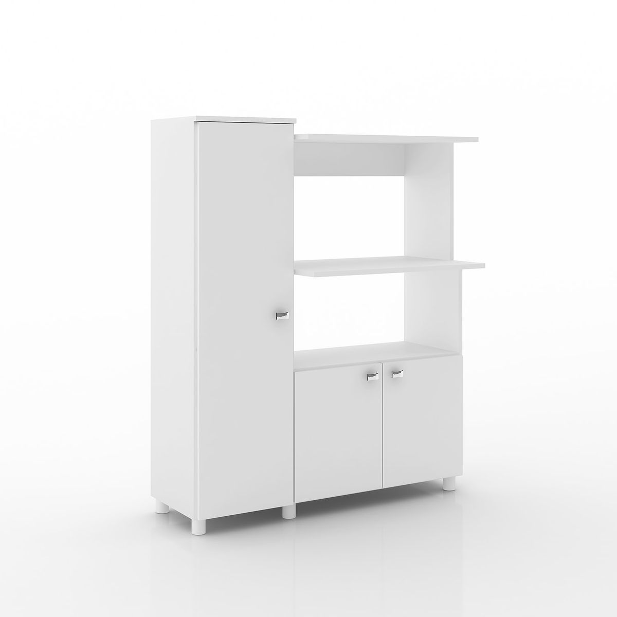 TECNOMOBILI - ORGANIZADOR COCINA 119X96,5X41,5 BLANCO ESPESOR 15 MM BL3310