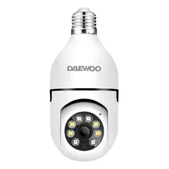 DAEWOO - Cámara Seguridad Hogar Foco Wifi Ptz Di-sc004 Blanco