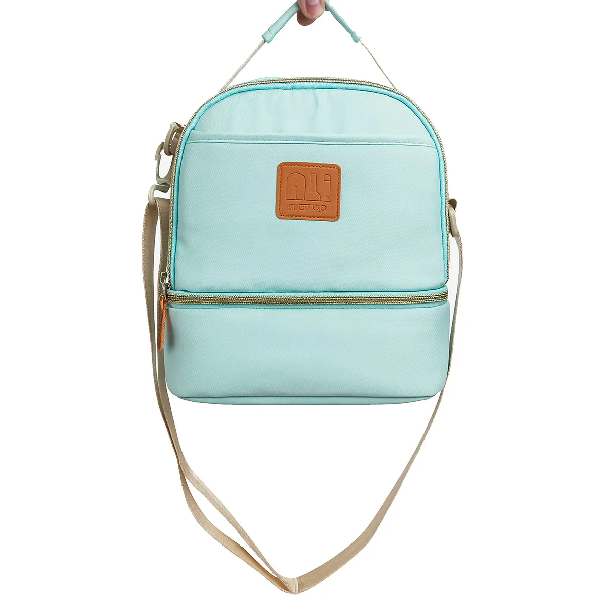 CITYSHOP - Bolso Cooler “Island” Verde Menta 24x14x27 cm