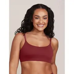 HOPE - SOSTÉN PETO CON COPA REMOVIBLE EN MICROFIBRA - Color Rojo