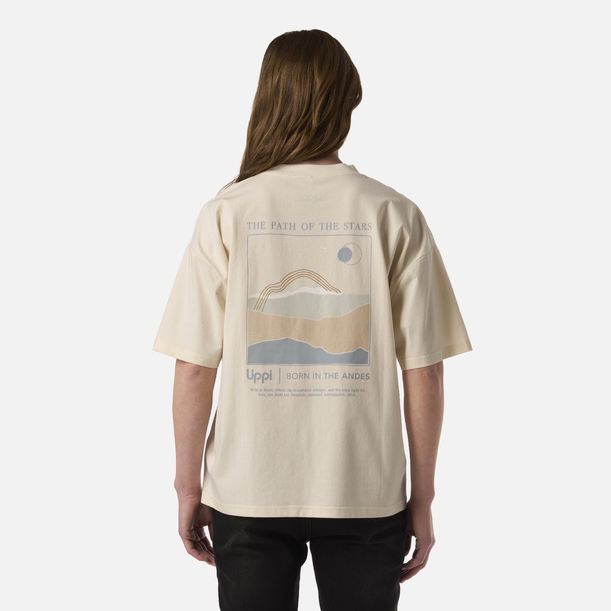 LIPPI - Polera Mujer Sun Sorona T-Shirt Crudo Lippi