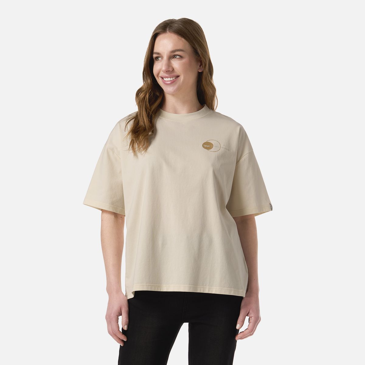 LIPPI - Polera Mujer Sun Sorona T-Shirt Crudo Lippi