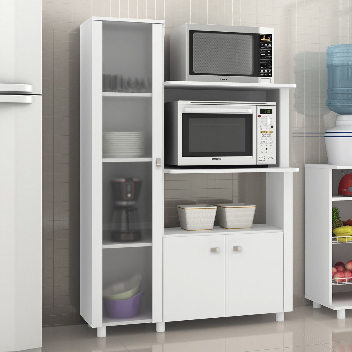 TECNOMOBILI - Mueble de cocina 962x418x1425 blanco