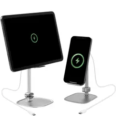 BASEUS - Soporte Smartphone y Tablet Desk con Carga Inalámbrica 15W