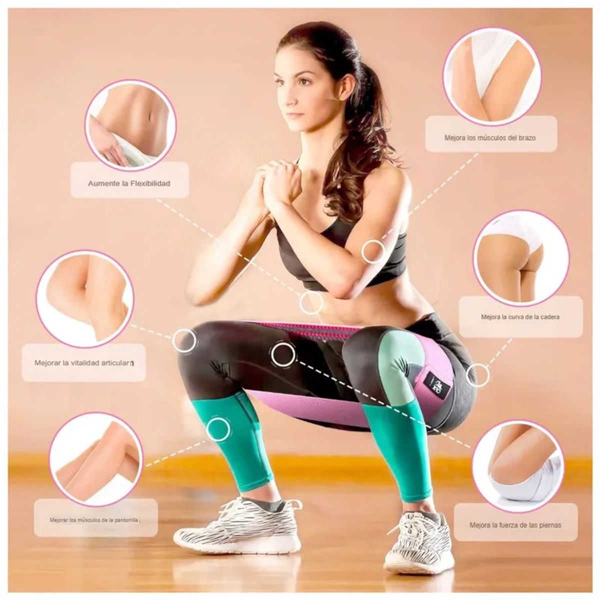 MOVI - Bandas Elásticas para Piernas y Glúteos