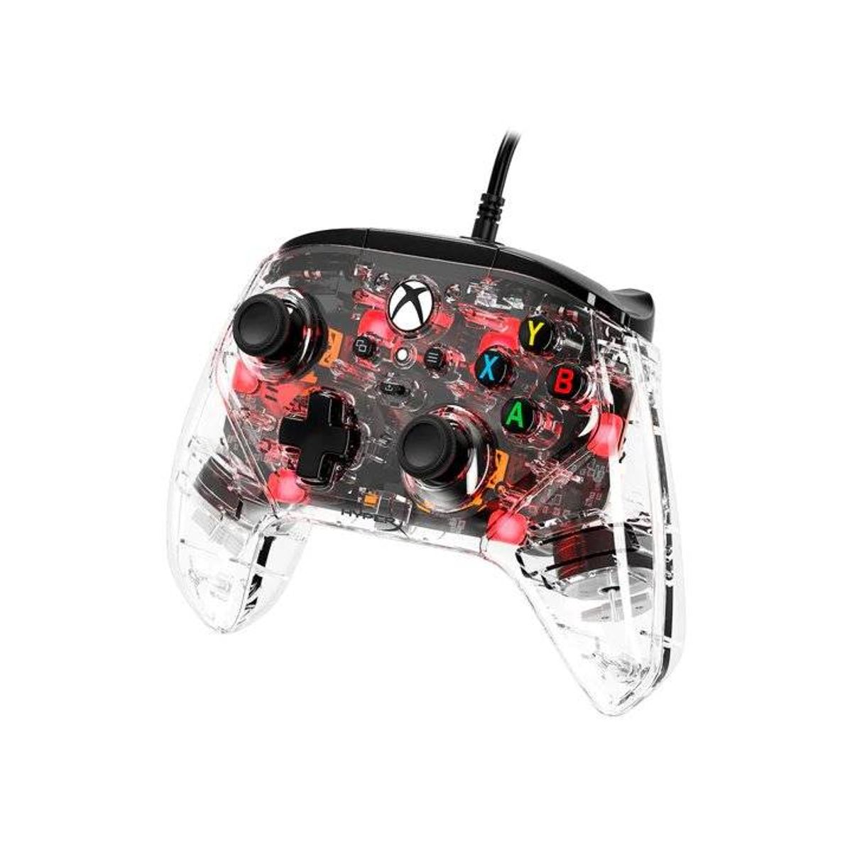 HYPERX - Joystick HyperX Clutch Gladiate RGB Bloqueo de Gatillos Botones Programables Clear