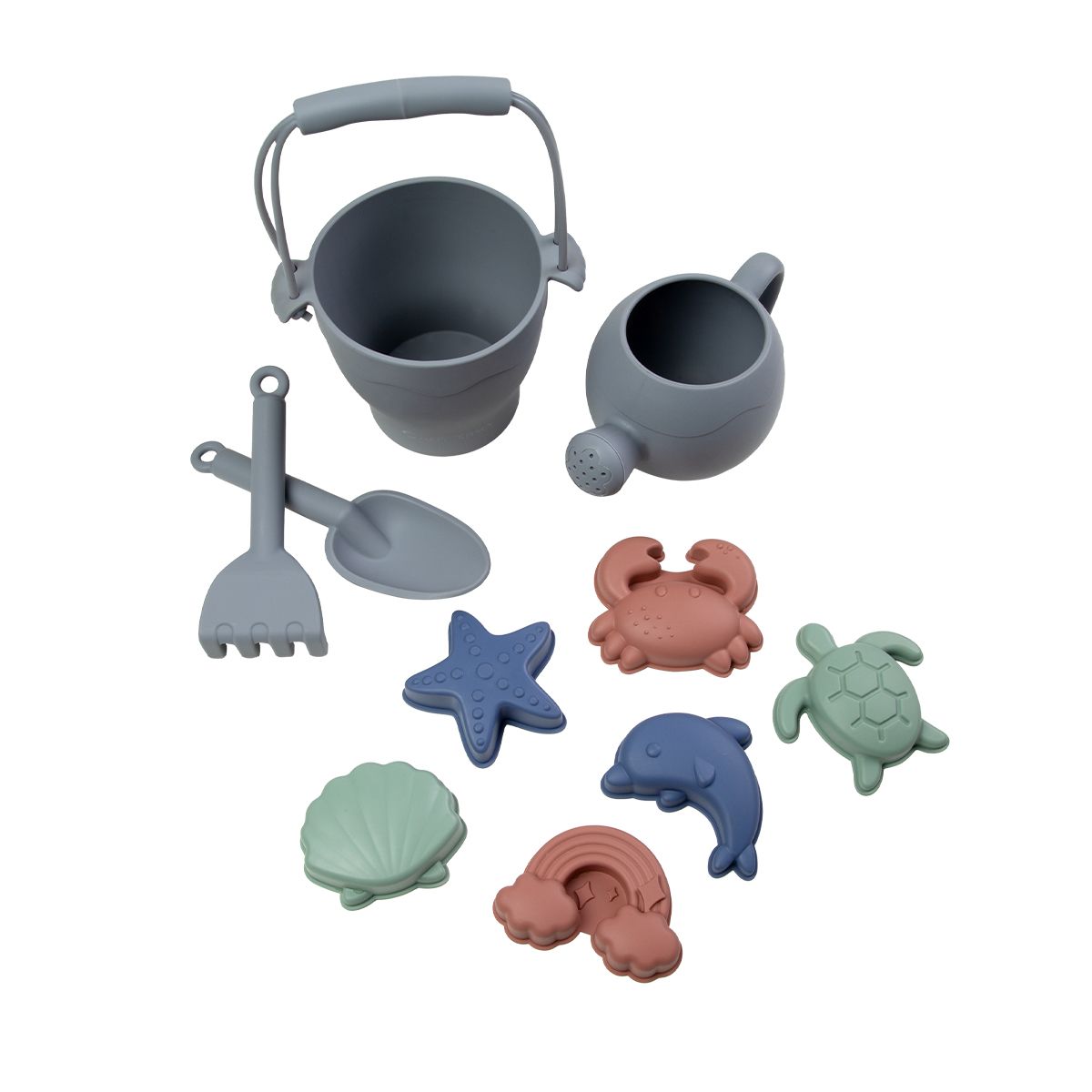 CARESTINO - Set de Playa y Jardín de Silicona Mix de Colores