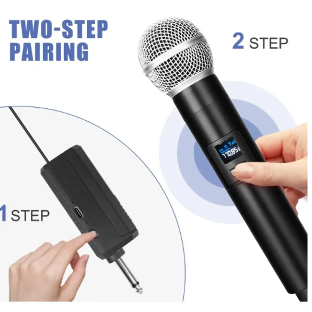 GENERICO - Micrófonos inalámbricos x2