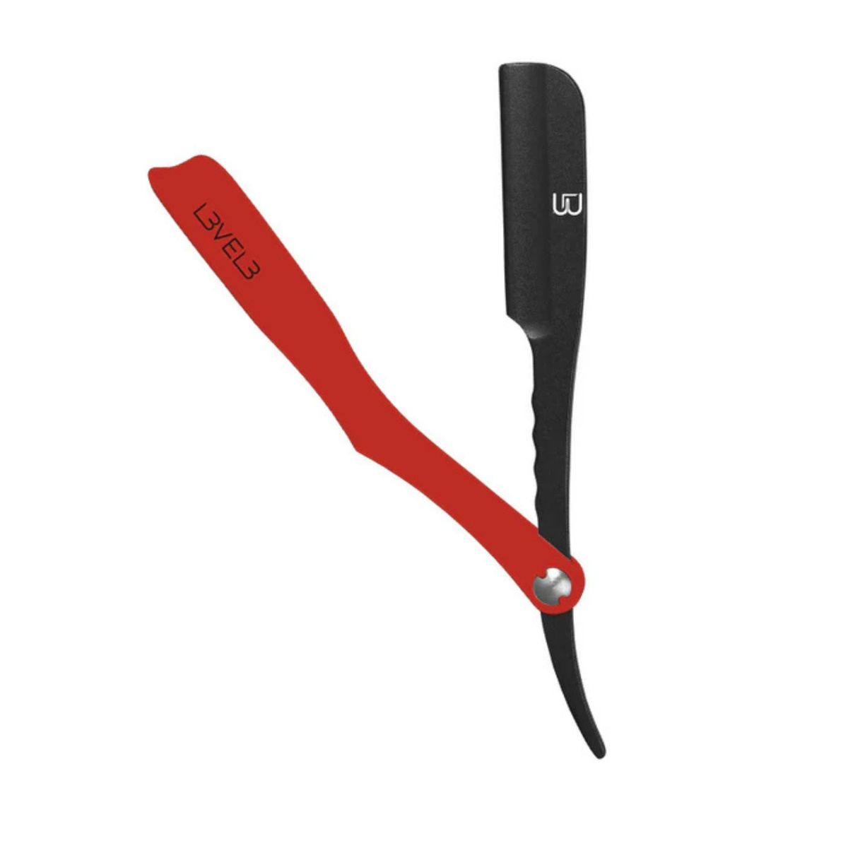 L3VEL3 - Navaja De Afeitar Milly Level3 negro con rojo