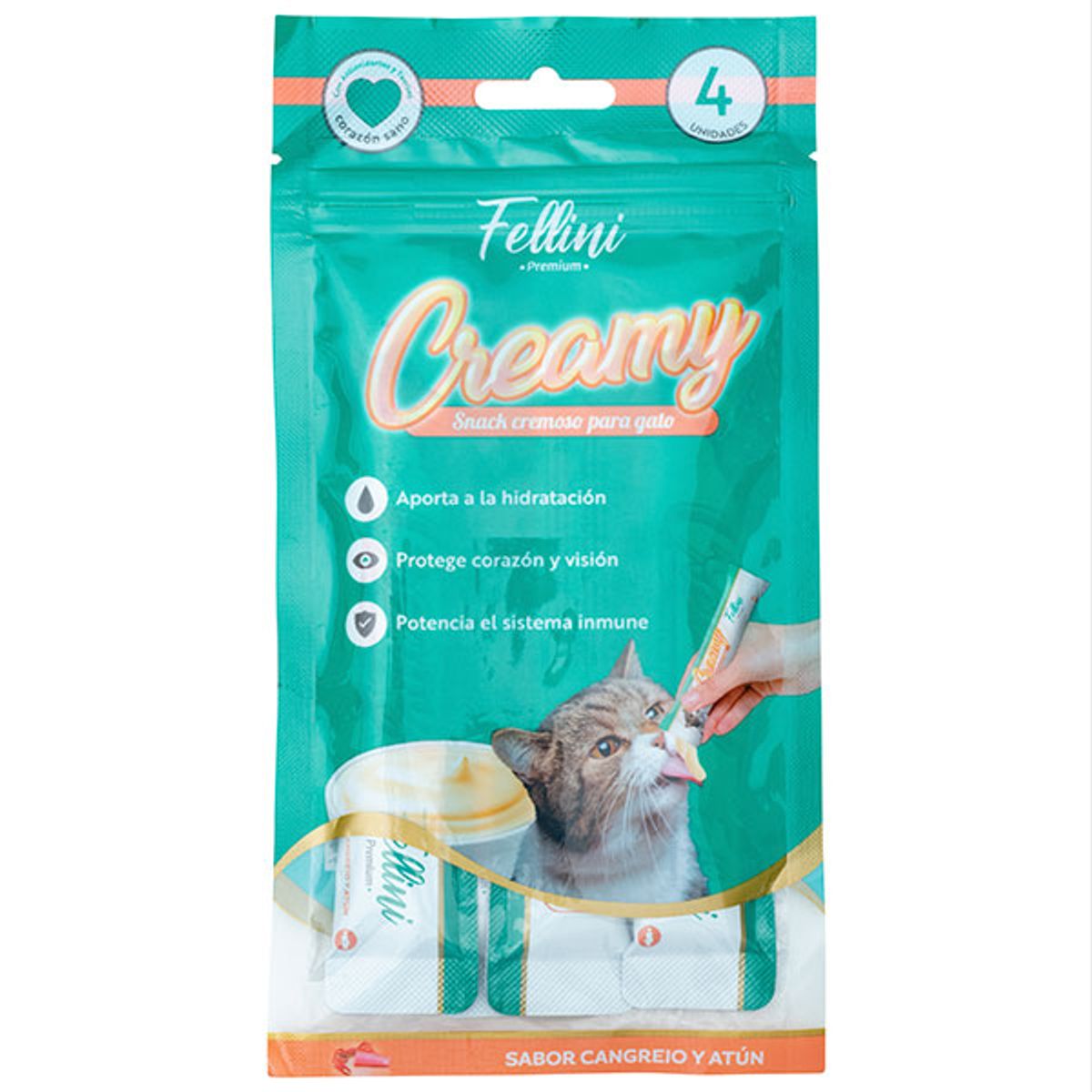 ANASAC - Fellini Creamy Cangrejo y Atún 4 Unidades