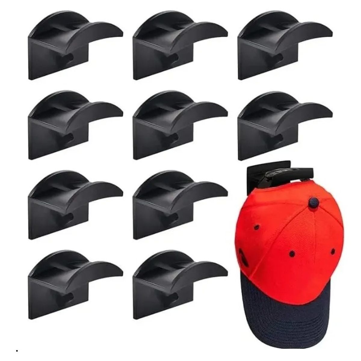 GENERICO - Pack 10 Ganchos Organizadores Para Jockey