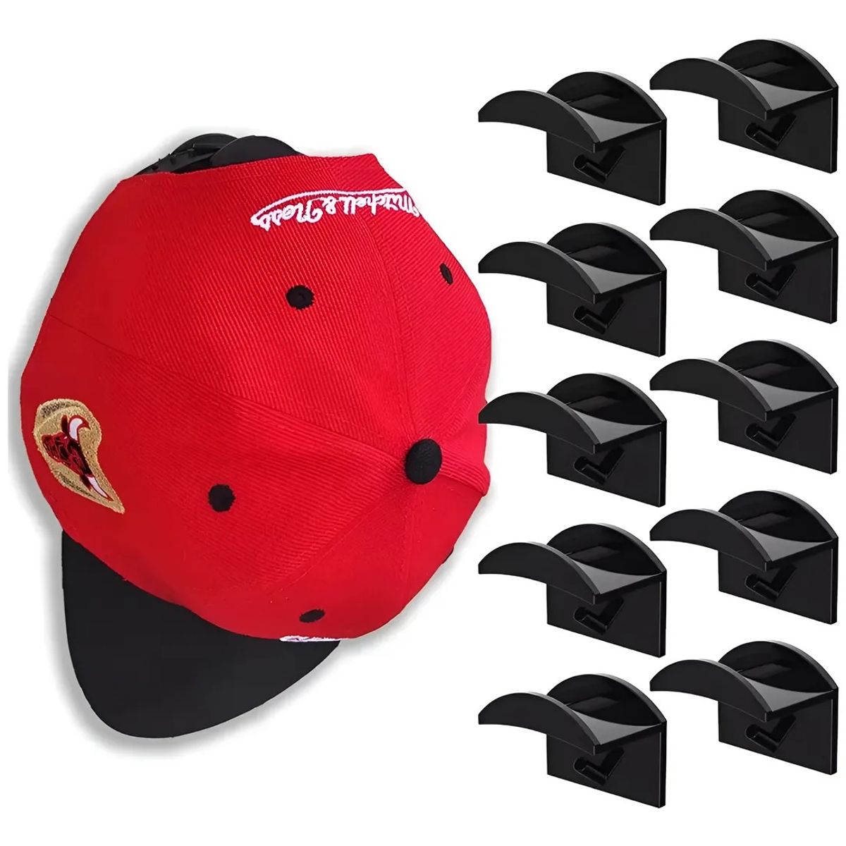 GENERICO - Pack 10 Ganchos Organizadores Para Jockey