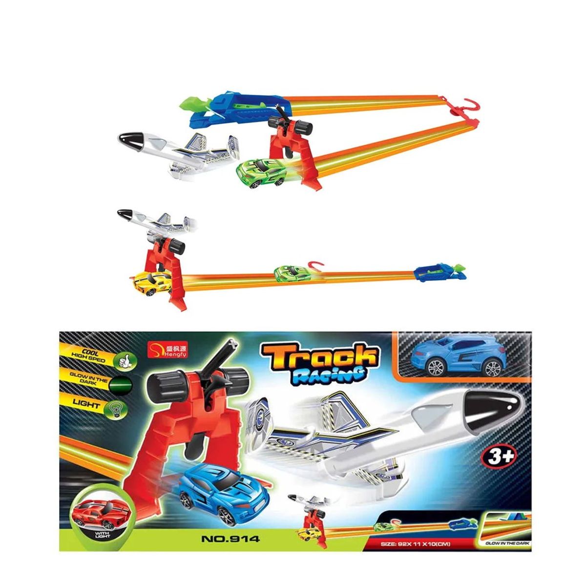 GENERICO - Juguete Pista Con Lanzador De Autos Espacial Con Luces