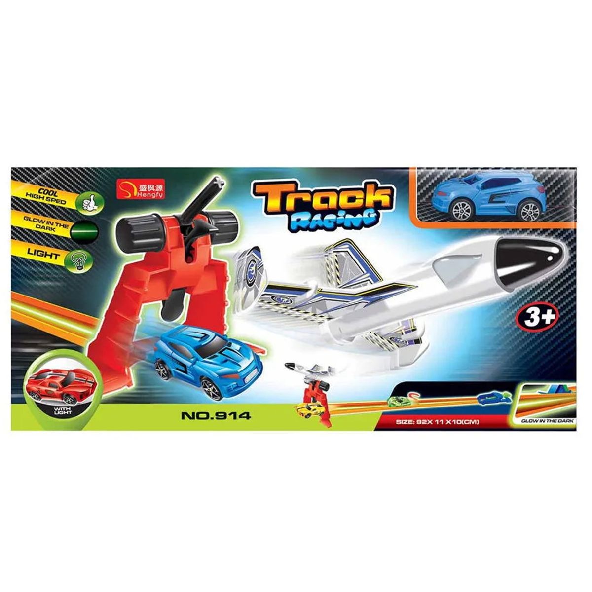 GENERICO - Juguete Pista Con Lanzador De Autos Espacial Con Luces