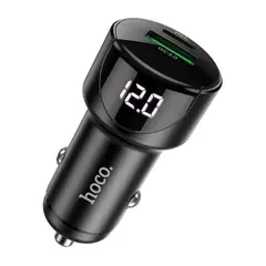 HOCO - Cargador De Auto Qc30 18w + Pd 20w Con Led Digital