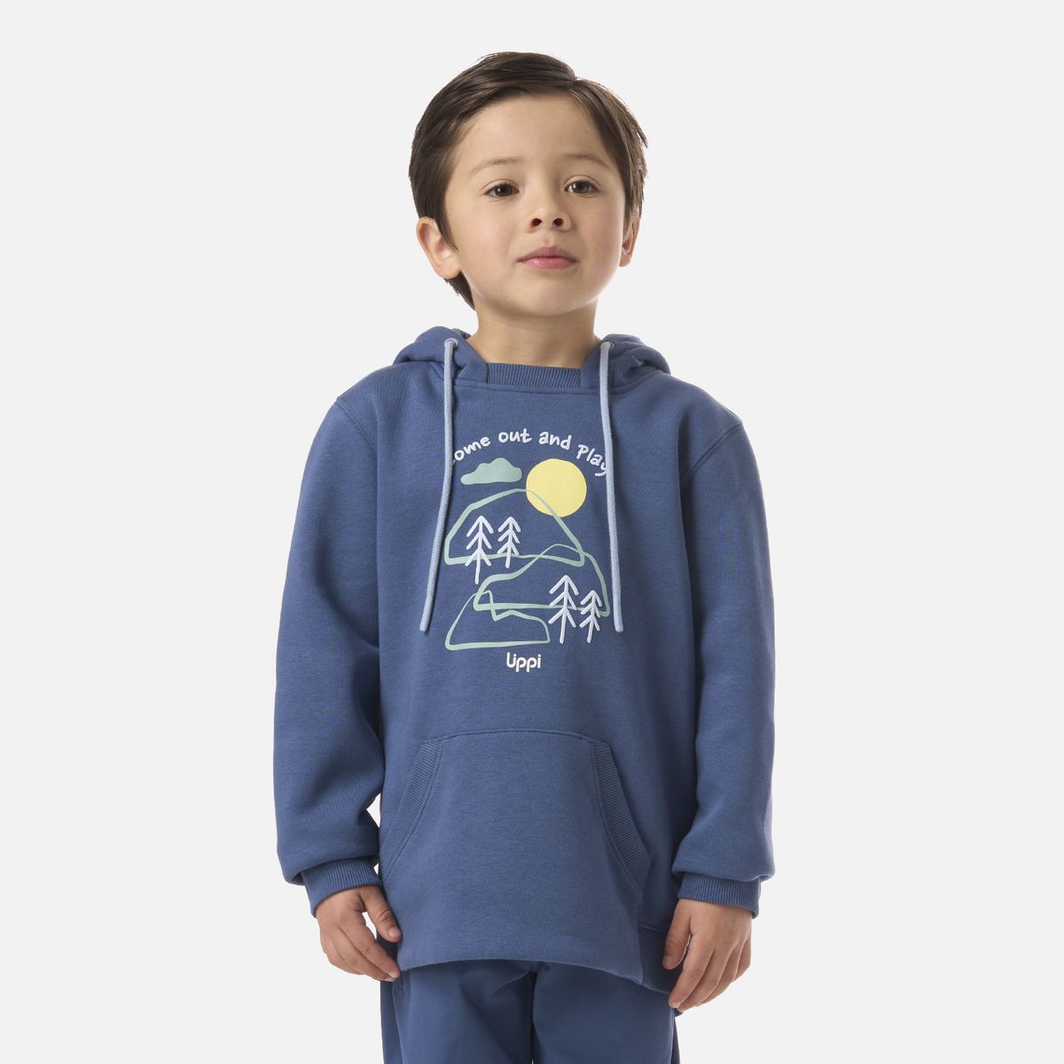 LIPPI - Polerón Niño Insigne Hoody Sweatshirt Azul oscuro Lippi
