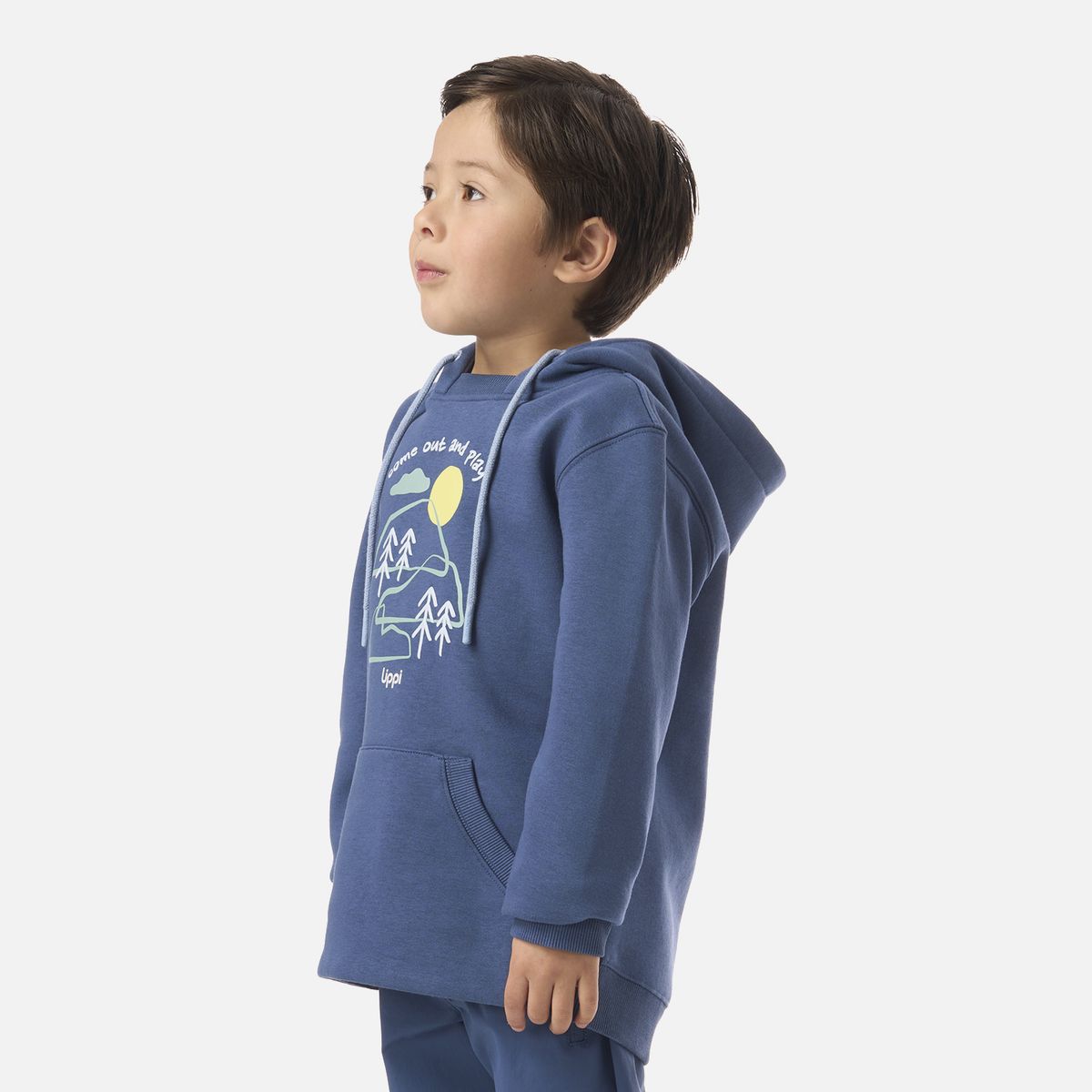 LIPPI - Polerón Niño Insigne Hoody Sweatshirt Azul oscuro Lippi