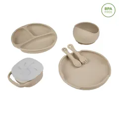 CARESTINO - Set de Alimentación de Silicona Foodie Avena