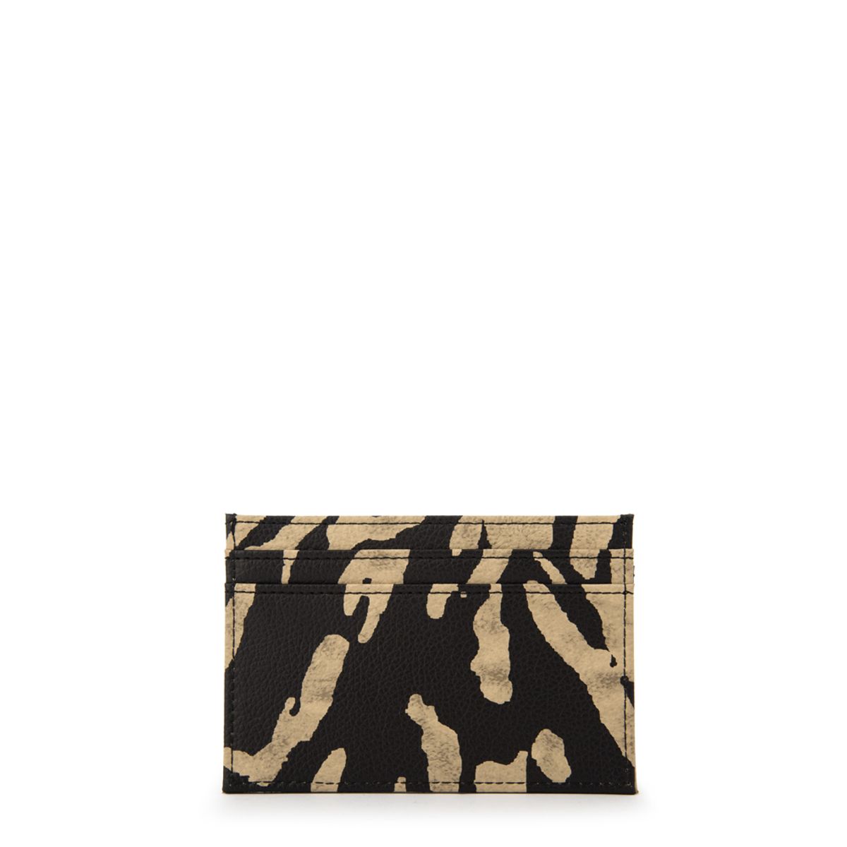 AMPHORA - Tarjetero katrio pequeña negro