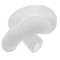GENERICO - Tubo Vapor Para Secadora 90 mm x 2,5 Metros - Corrugado
