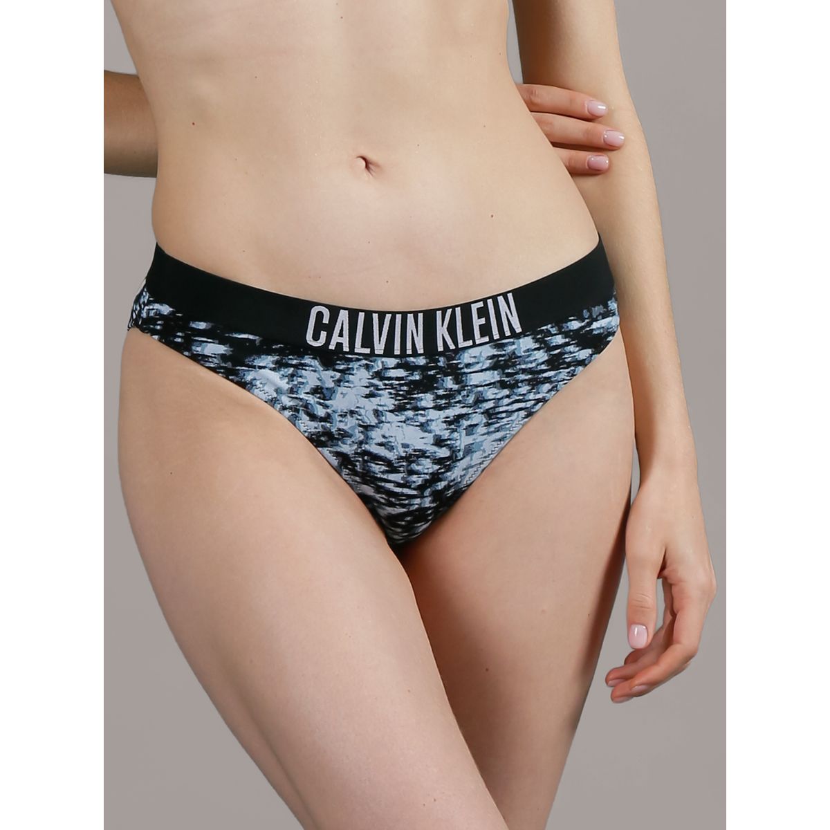CALVIN KLEIN - Calzón Bikini Meta Legacy Negro Calvin Klein