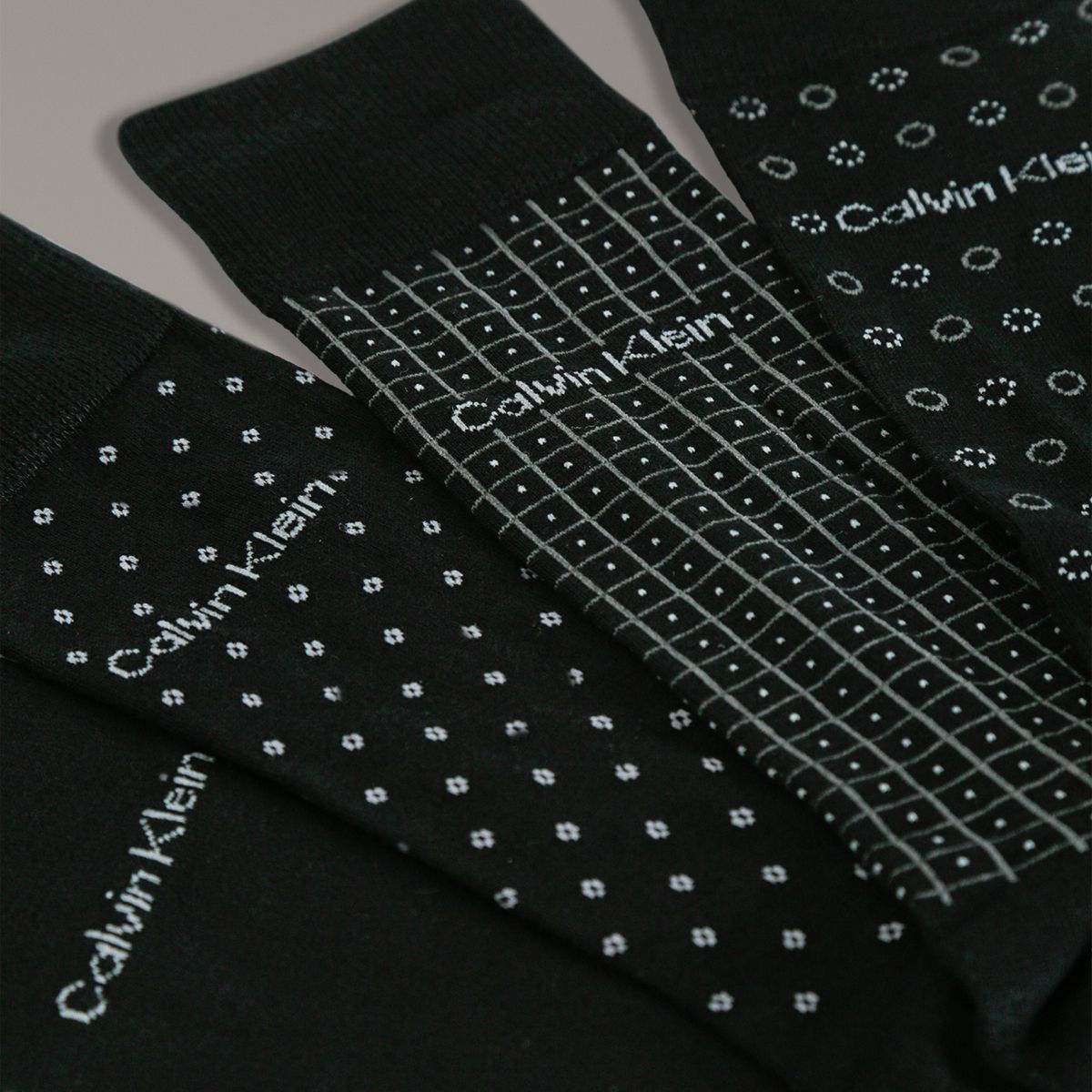 CALVIN KLEIN - Pack de 4 Calcetines Rayon Flatknit Dress Negro Calvin Klein