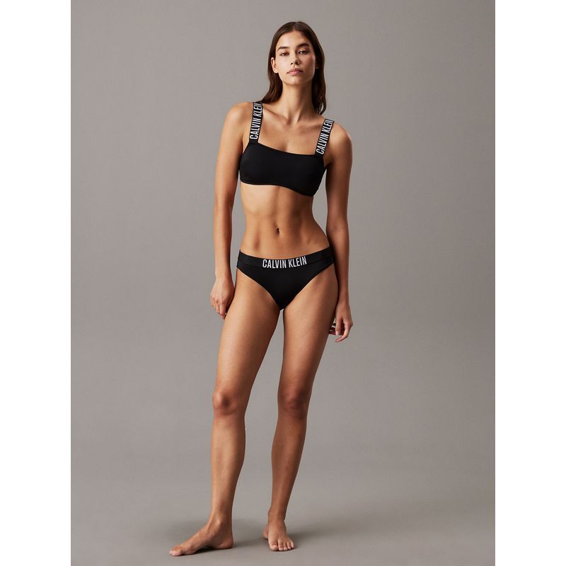 CALVIN KLEIN - Parte Superior de Bikini Meta Legacy Negro Calvin Klein
