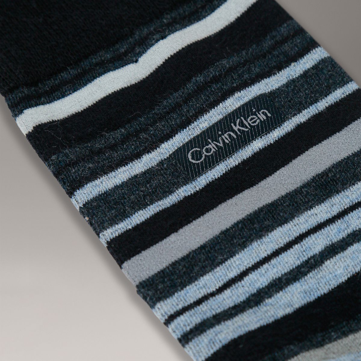 CALVIN KLEIN - Calcetines Barcode Multi Stripe Negro Calvin Klein