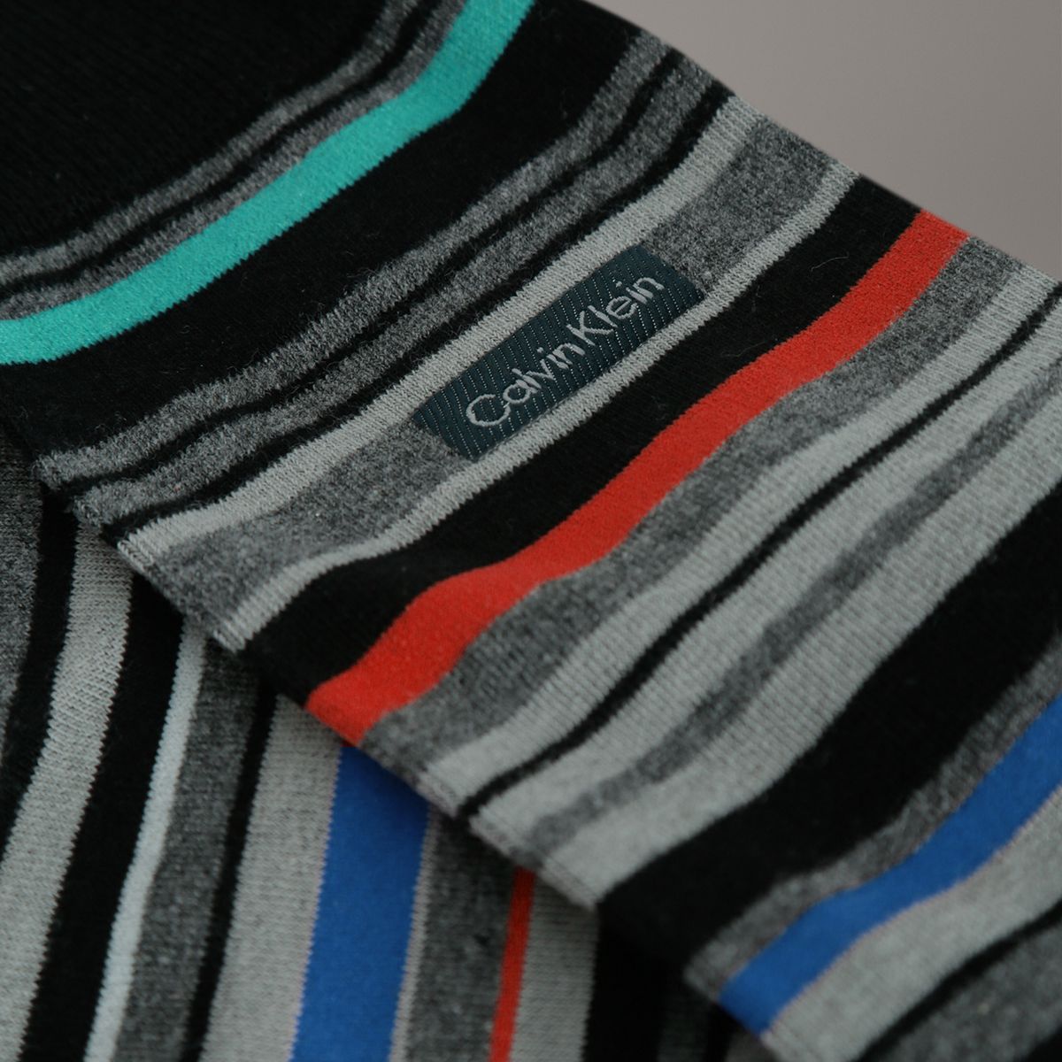 CALVIN KLEIN - Calcetines Barcode Multi Stripe Negro Calvin Klein