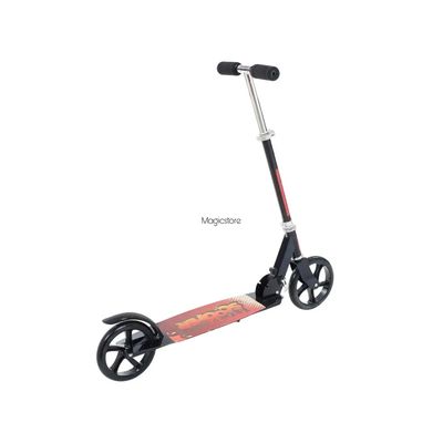Imagen 2 del producto Scooter Monopatin Metalico Plegable 2 Ruedas 200mm Color Negro