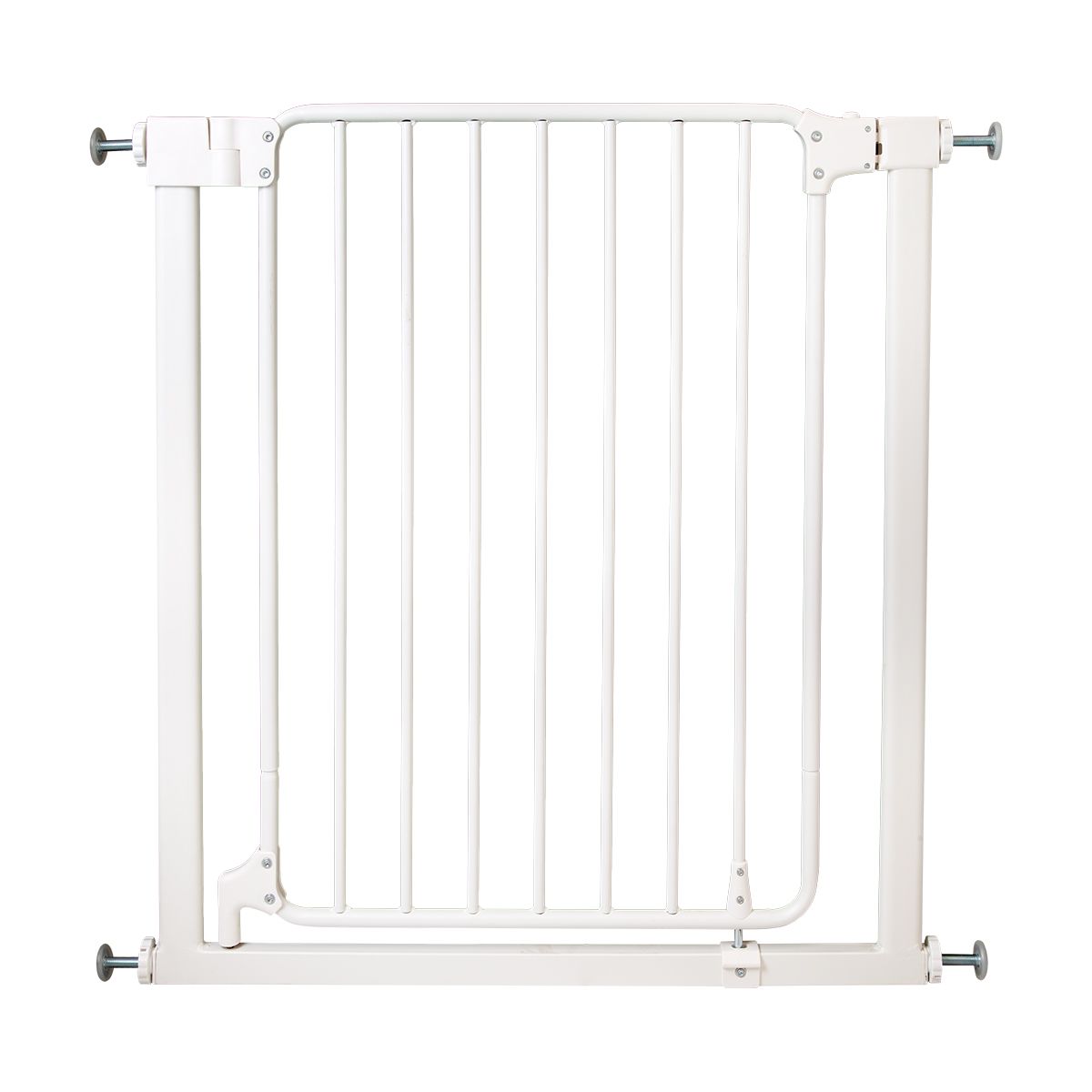 CARESTINO - Reja de seguridad Metálica con Extensión Blanco