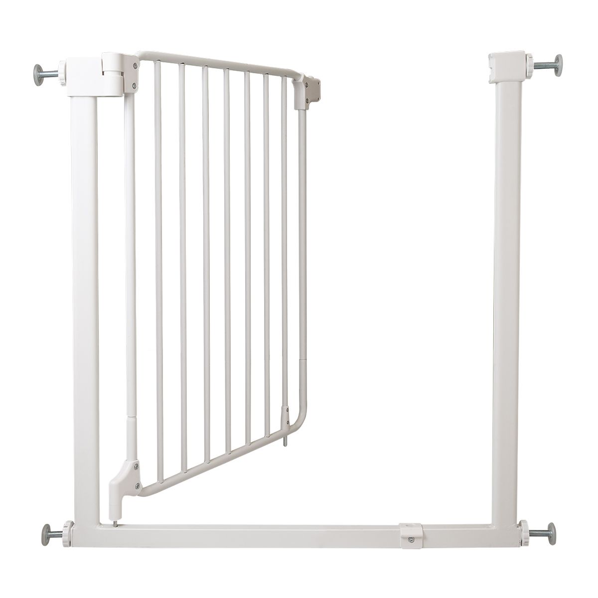 CARESTINO - Reja de seguridad Metálica con Extensión Blanco