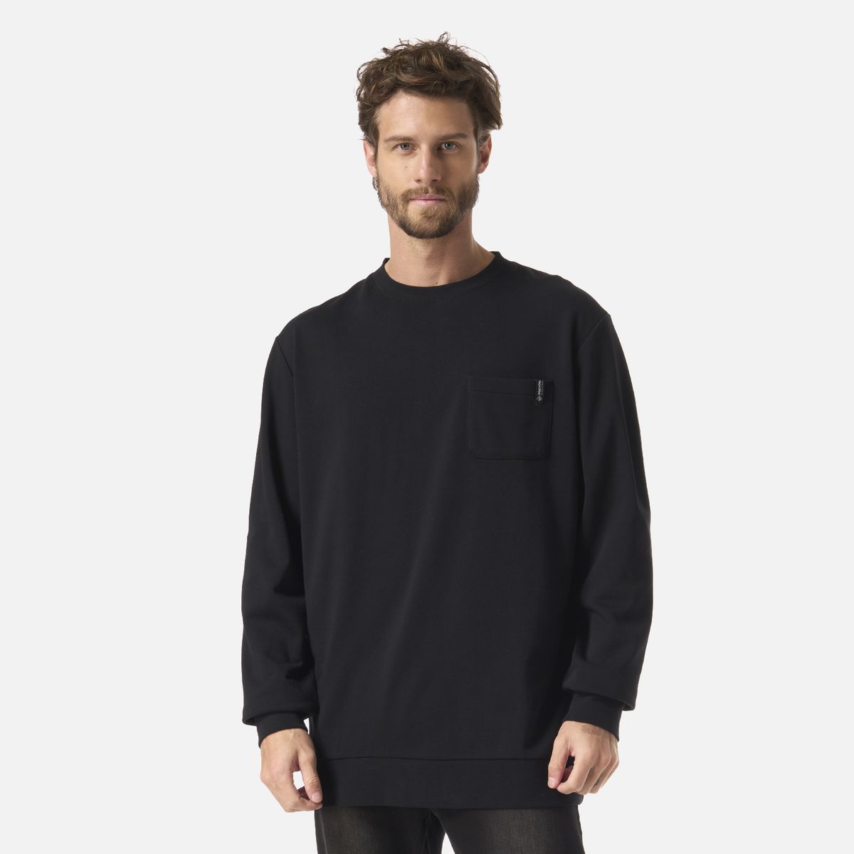 HAKA HONU - Polerón Hombre Peliculyon Negro Haka Honu