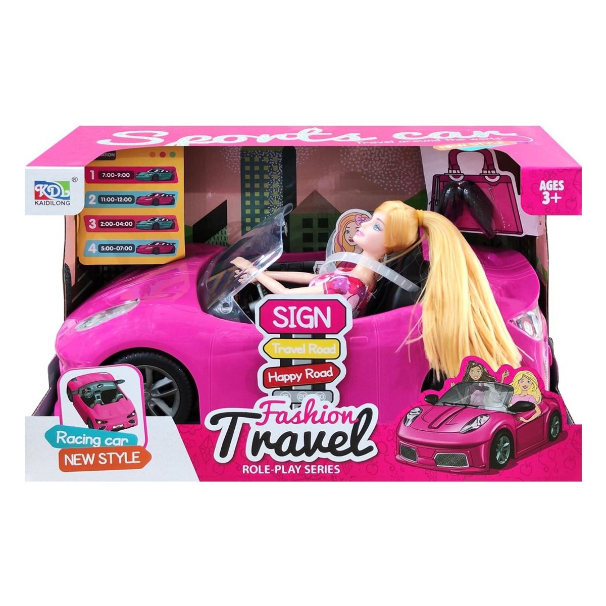 GENERICO - Juguete Auto Y Muñeca Fashions Travel