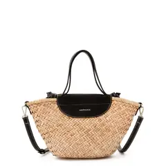 AMPHORA - Bolso granada negro