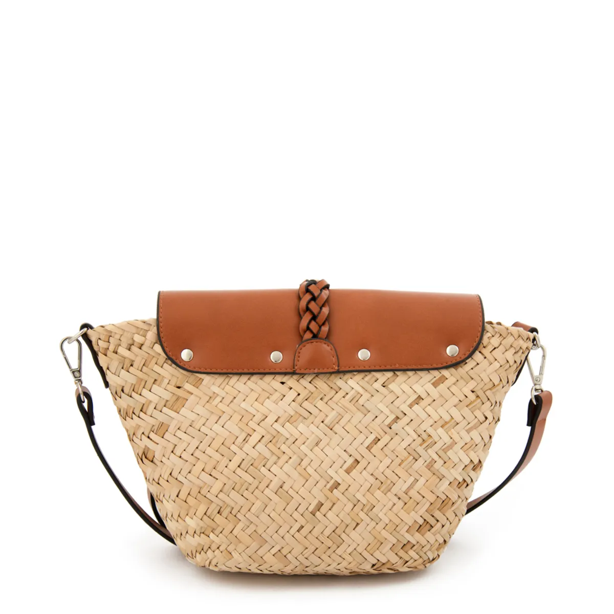 AMPHORA - Bolso jamaica pequeña café