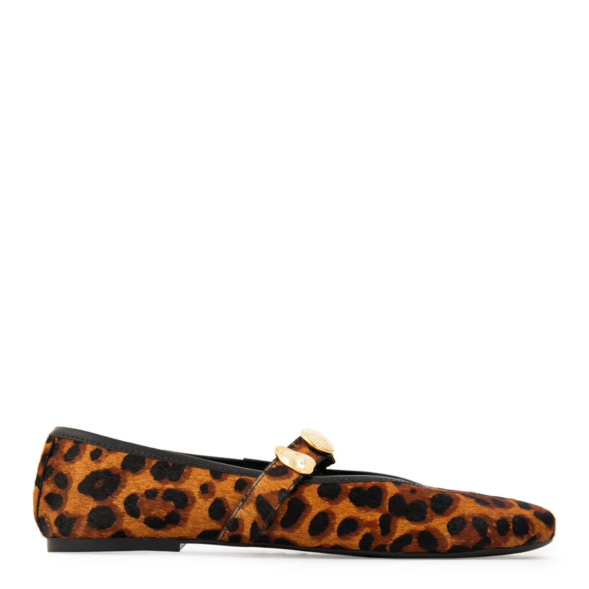 AMPHORA - Ballerina iris cuero animal print