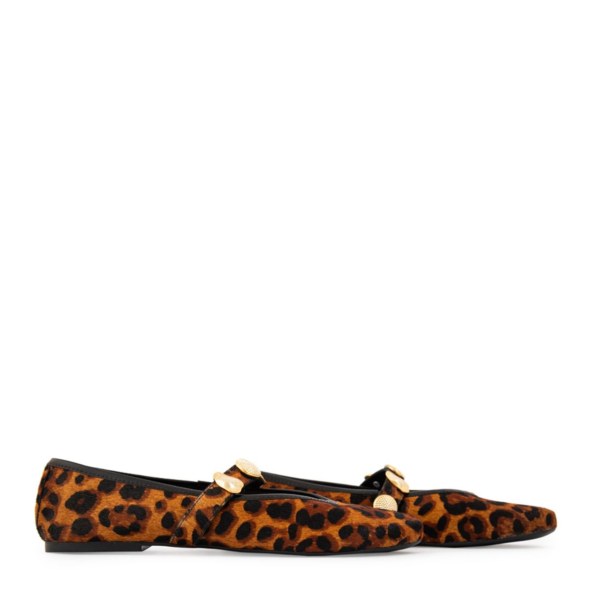 AMPHORA - Ballerina iris cuero animal print
