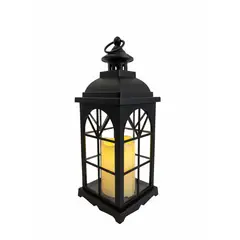 WAKESHOME - Lampara Candelabro y vela Led Decorativo Con acrílico Adorno Navidad