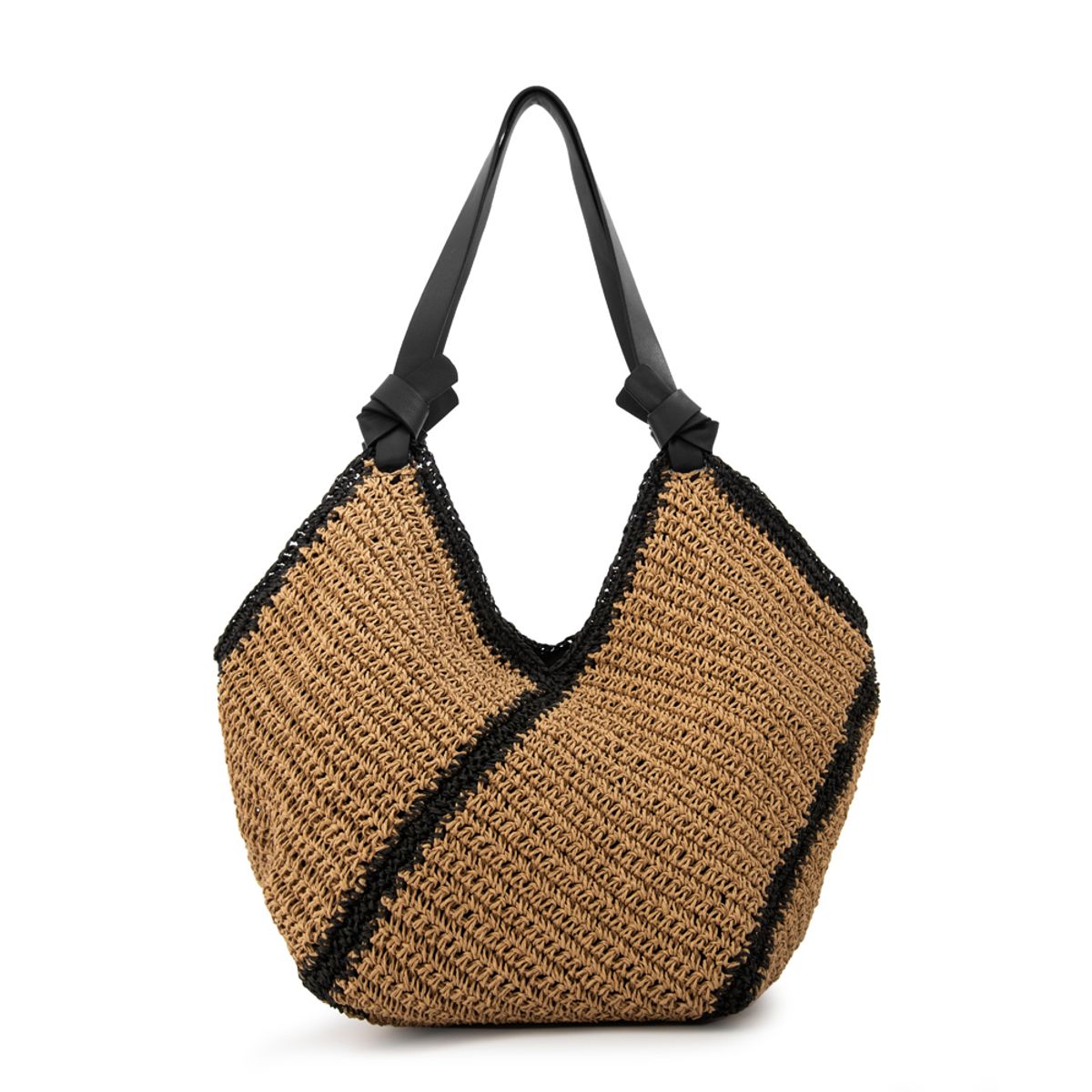 AMPHORA - Bolso playa pirita grande beige oscuro