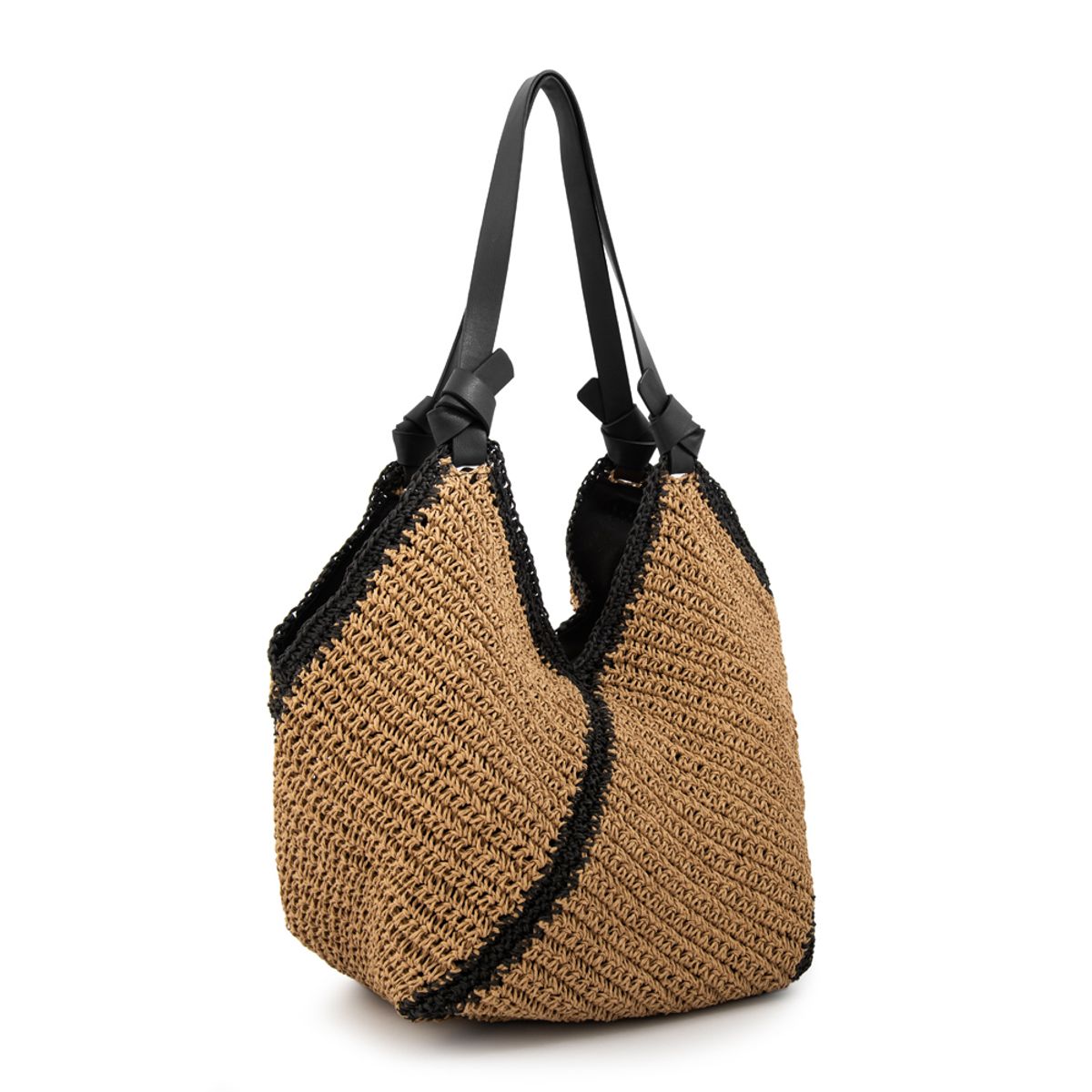 AMPHORA - Bolso playa pirita grande beige oscuro