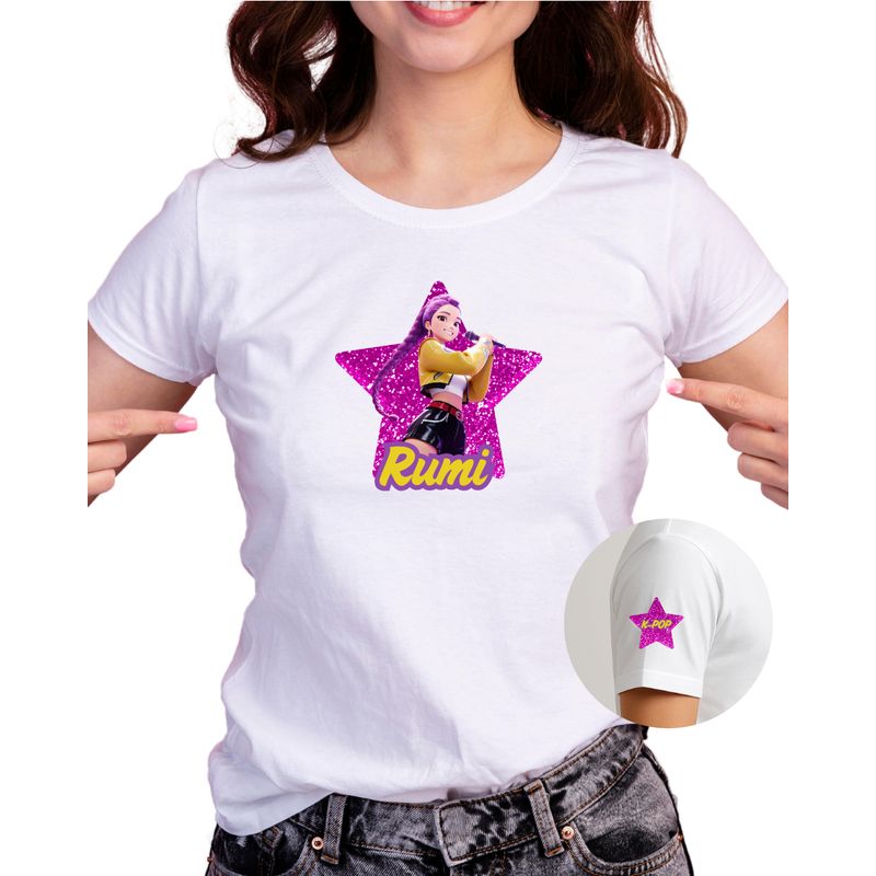 ROLY - Poleras estampadas Guerreras kpop Mod7 Rumi