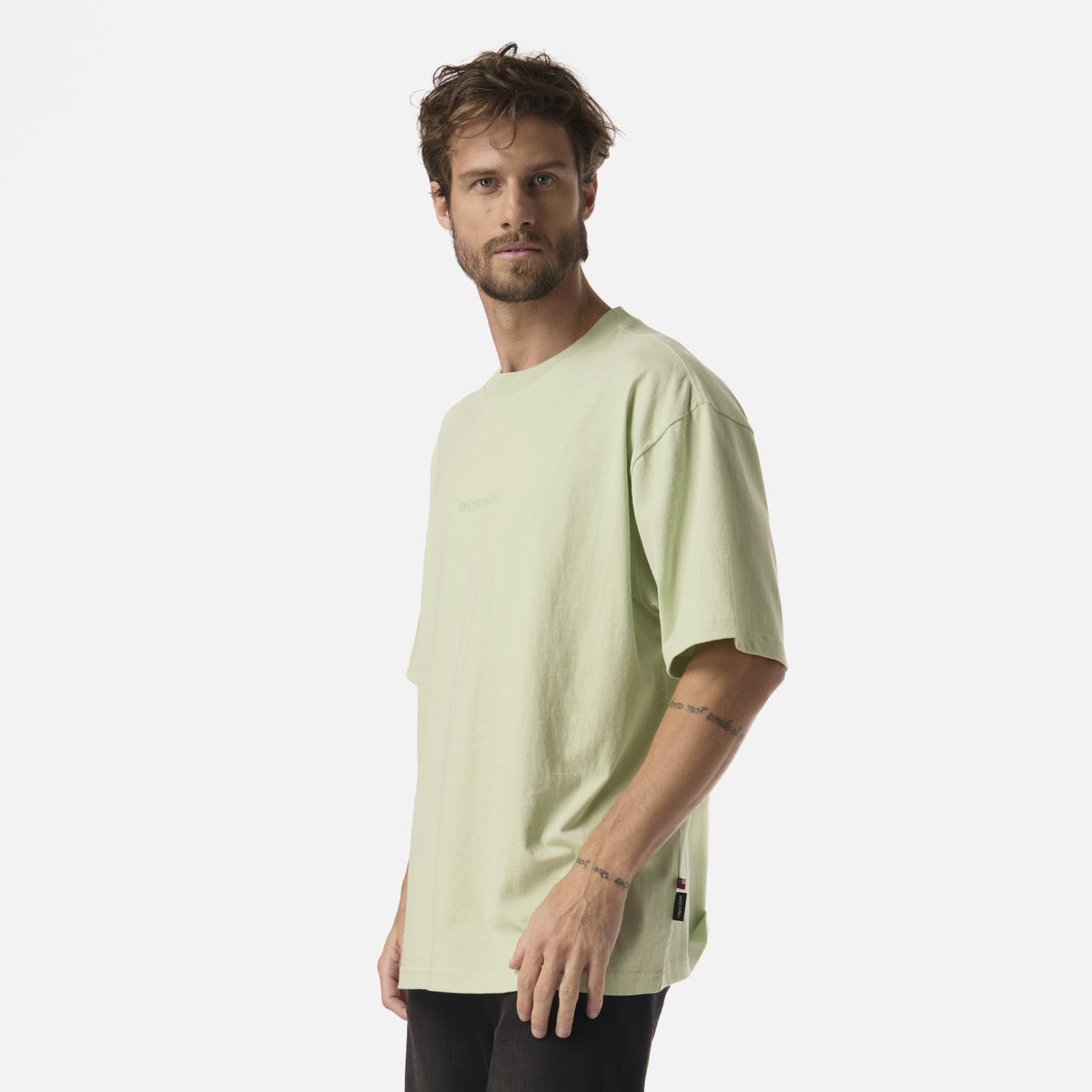 HAKA HONU - Polera Hombre Que Heavy Menta Haka Honu